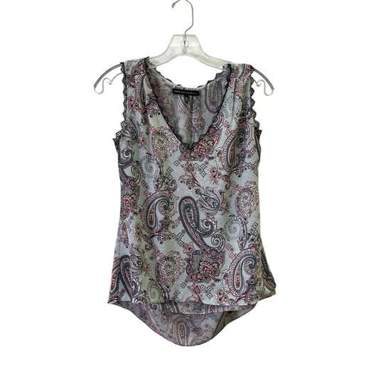 Top Sleeveless By White House Black Market In Blue & Red, Size:Xs