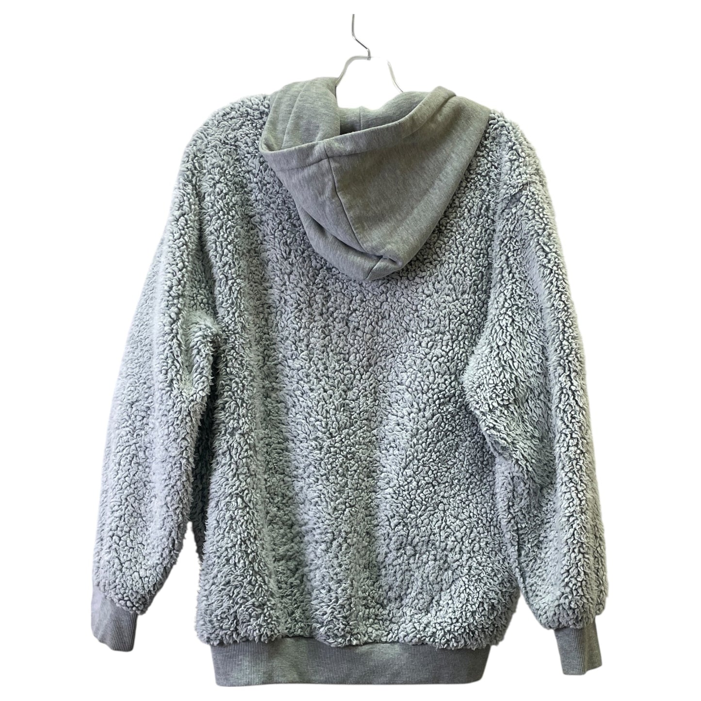 Jacket Fleece By Urban Outfitters In Grey, Size:M