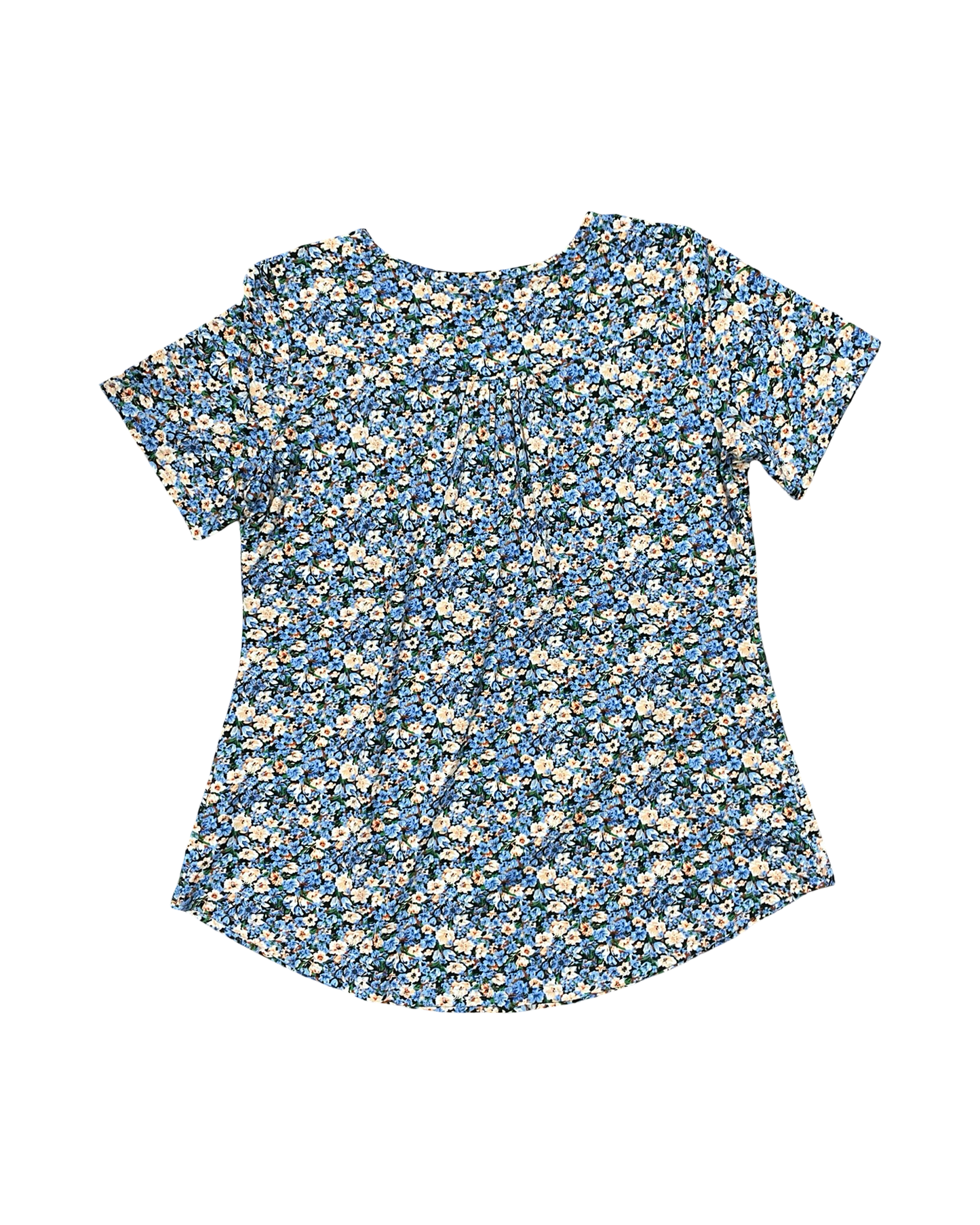 Top Ss By Clothes Mentor In Floral Print, Size:L