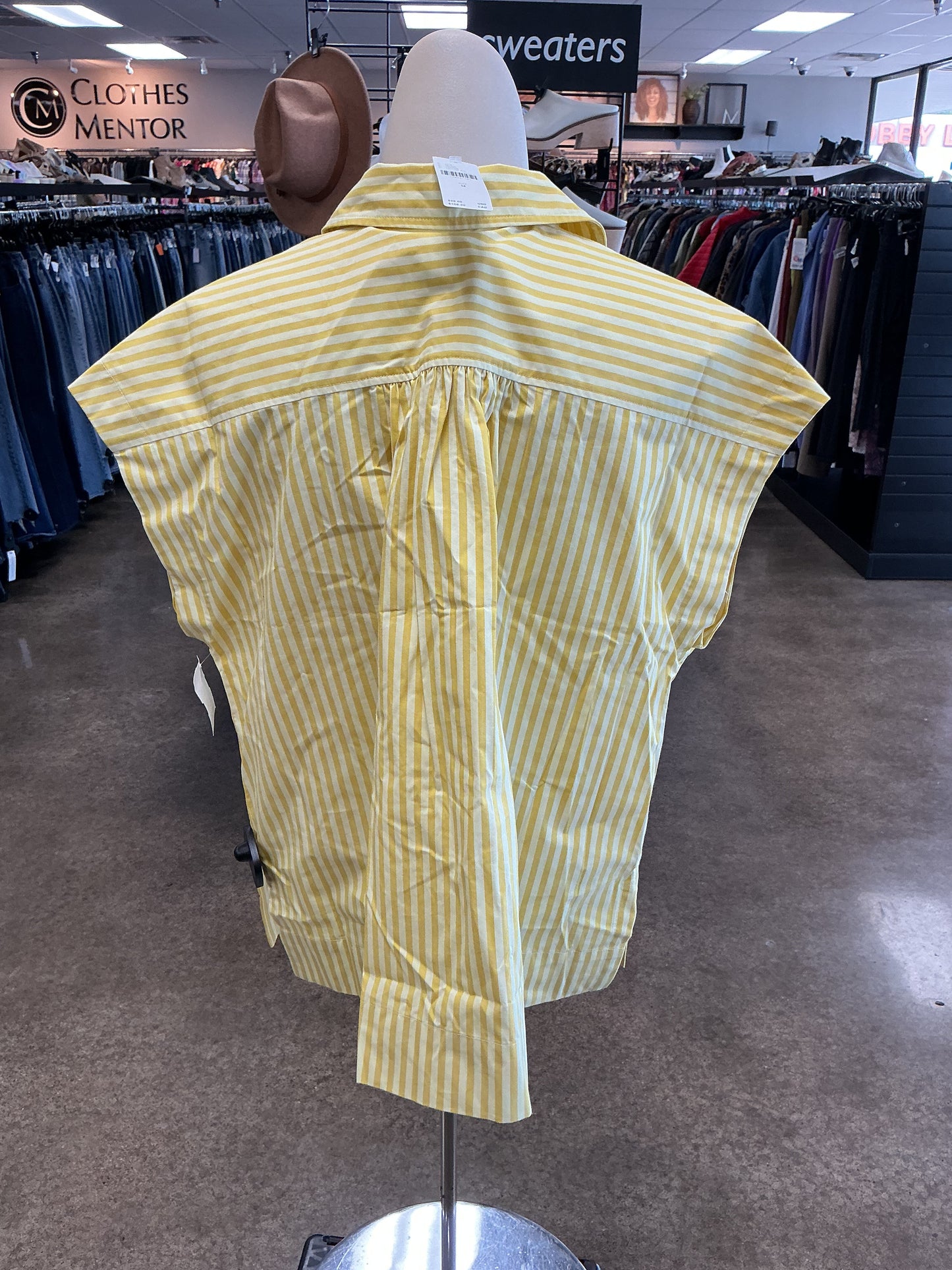 Top Ss By Maeve In Yellow, Size:M