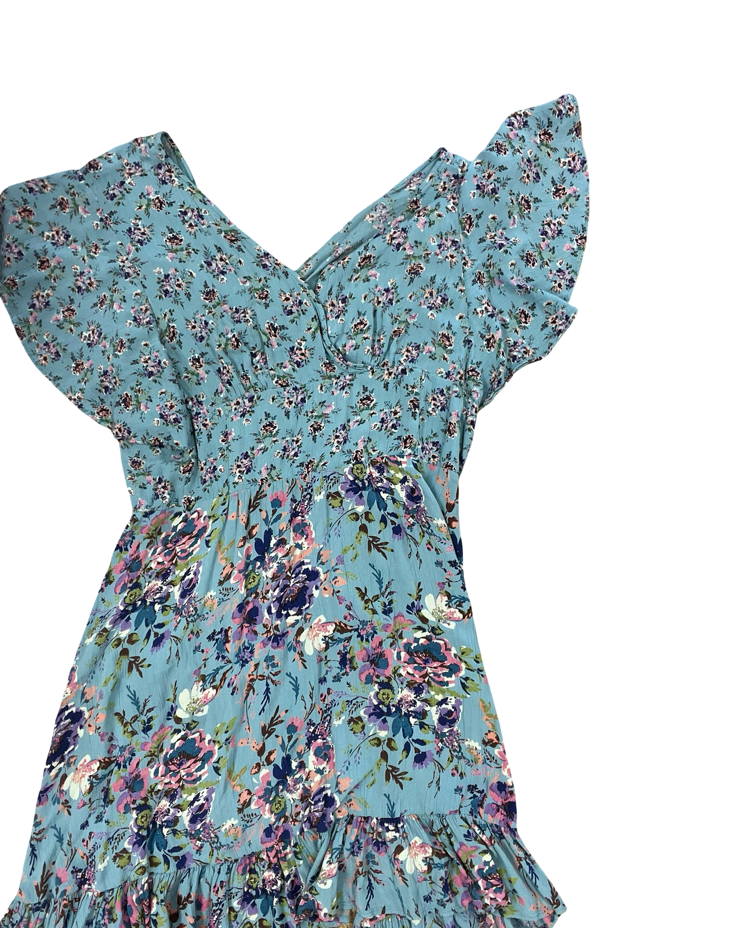 Dress Casual Midi By Clothes Mentor In Floral Print, Size:1X