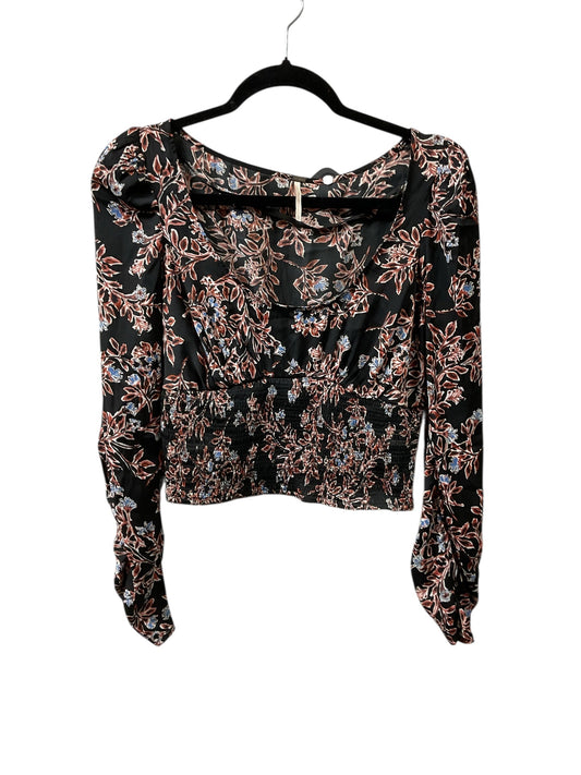 Top Ls By Free People In Black & Orange, Size:S