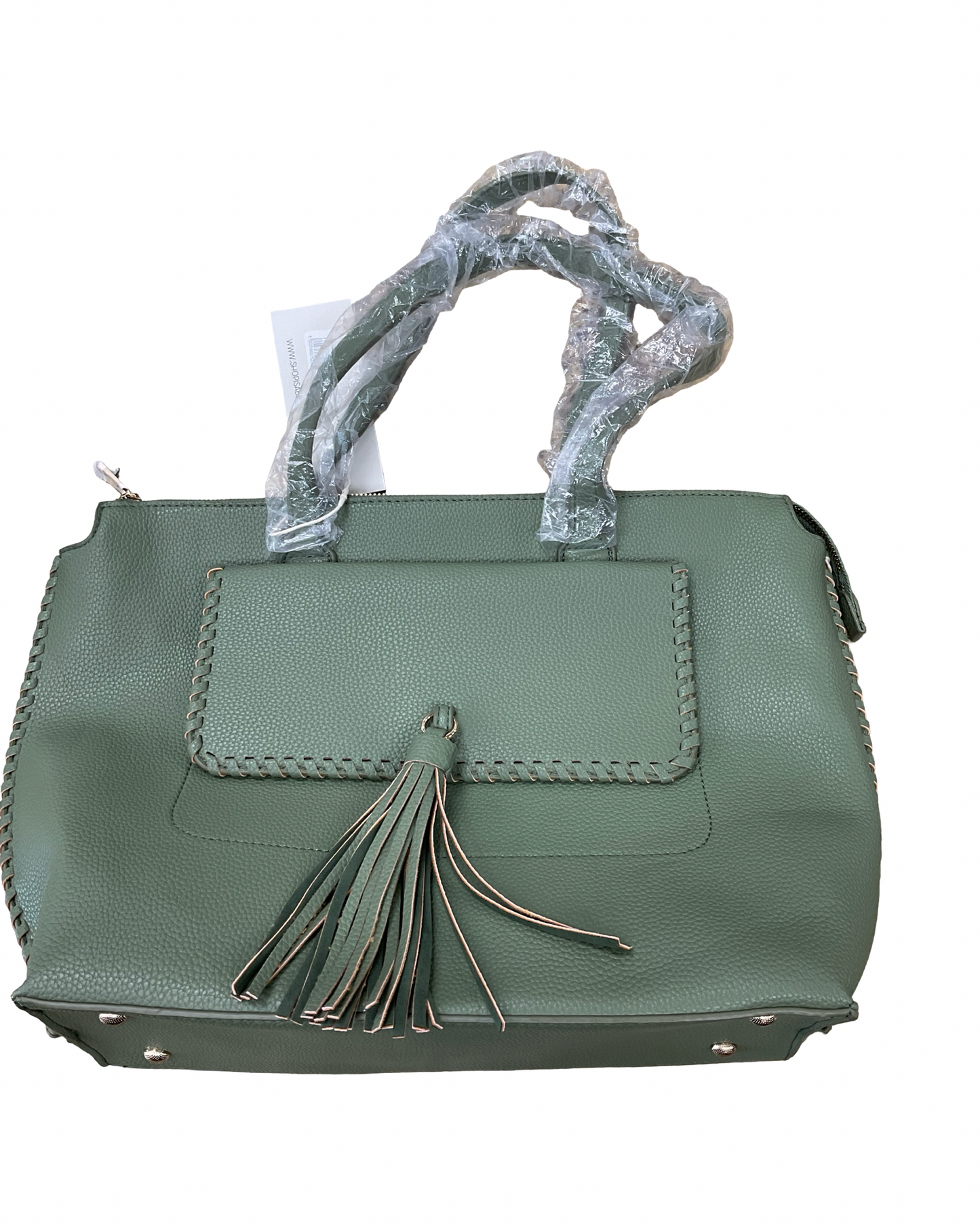 Handbag By Clothes Mentor In Green, Size:Large