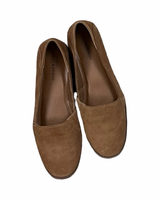 Shoes Flats By Lucky Brand In Brown, Size:8.5