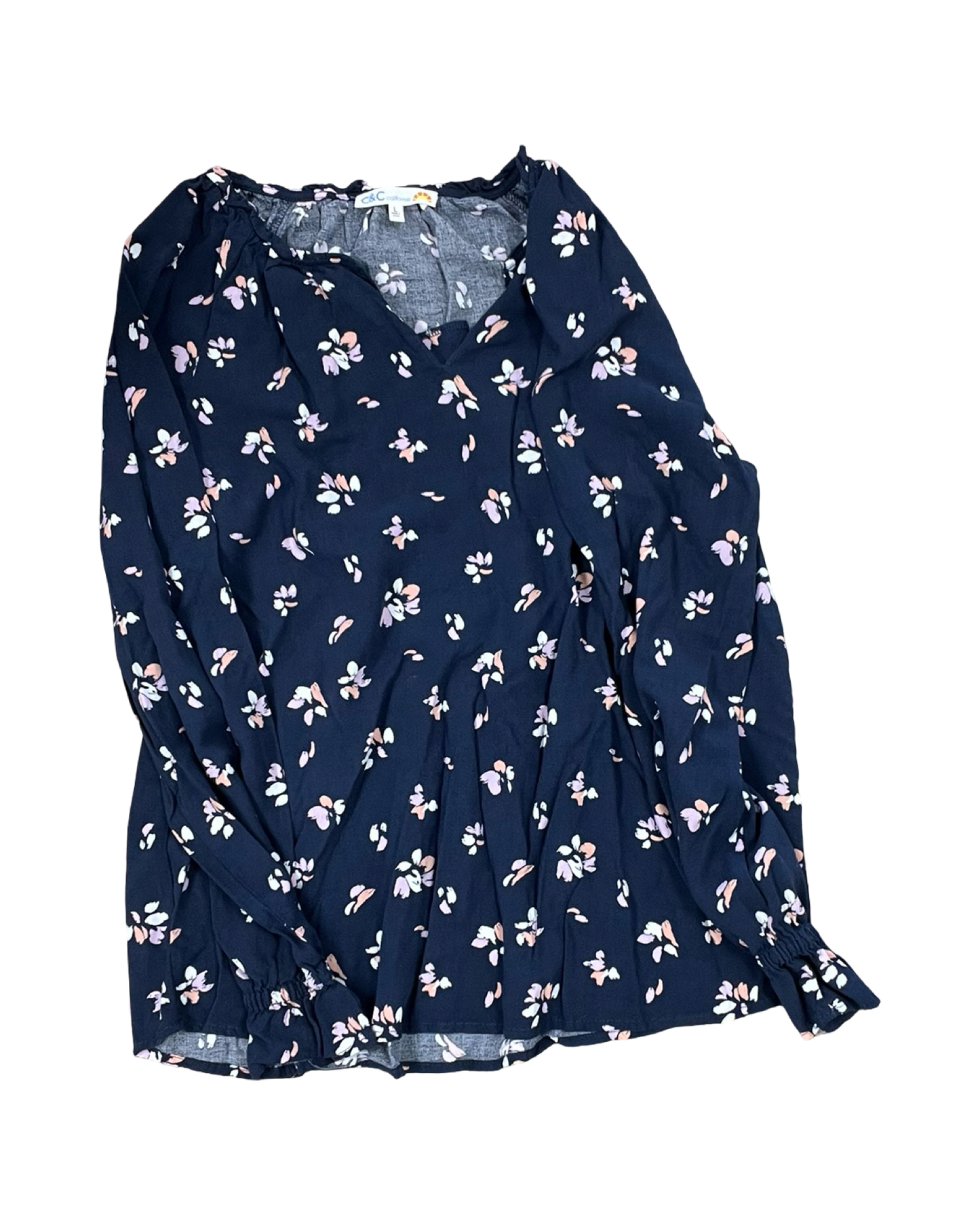 Top Ls By C And C In Blue, Size:L