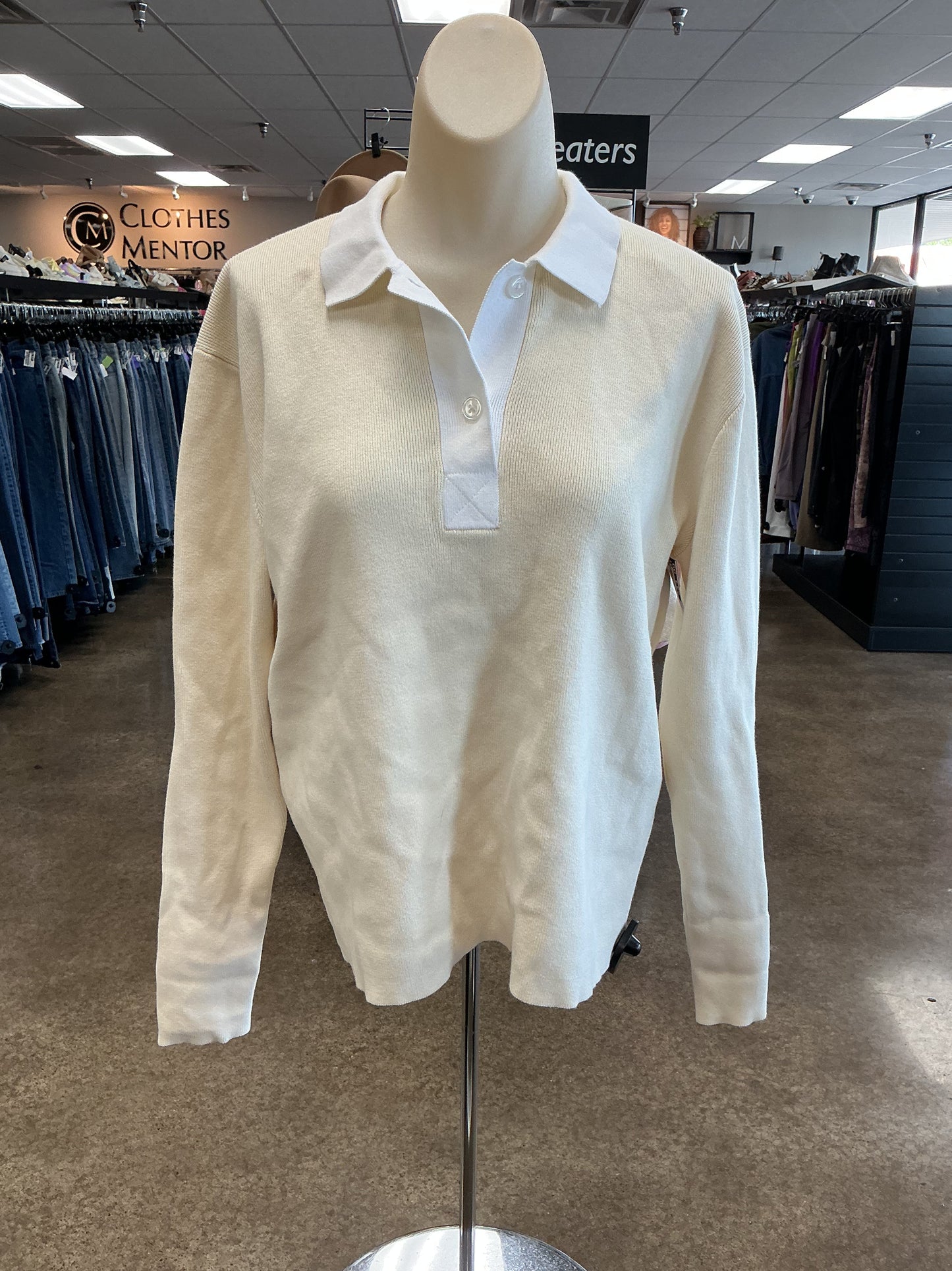 Sweater By Cmb In Tan, Size:Xs