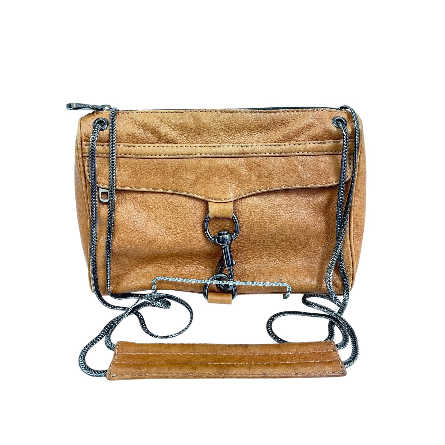 Handbag Designer By Rebecca Minkoff In Beige, Size:Medium