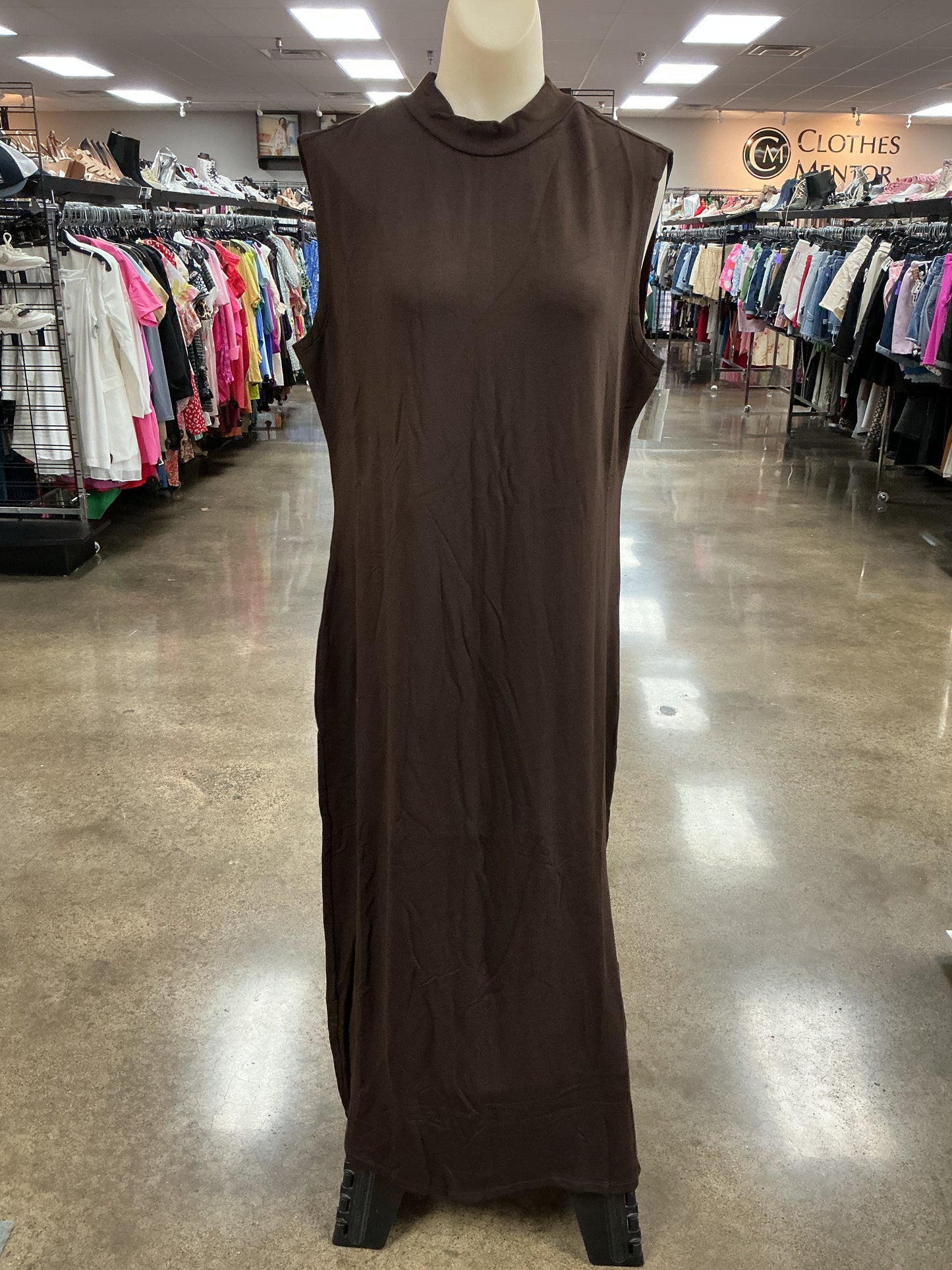 Dress Casual Maxi By Splendid In Brown, Size:Xl
