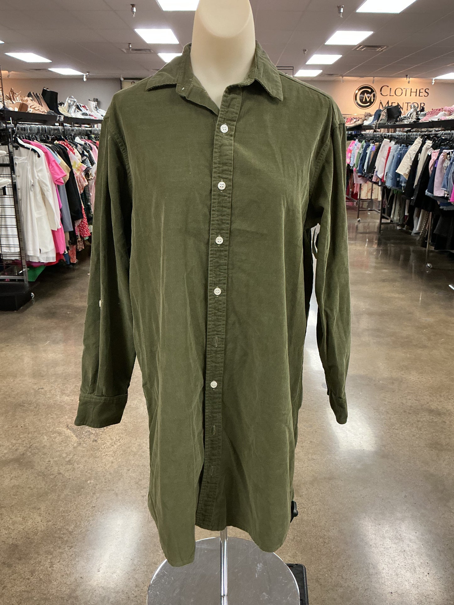 Dress Casual Short By Clothes Mentor In Green, Size:L