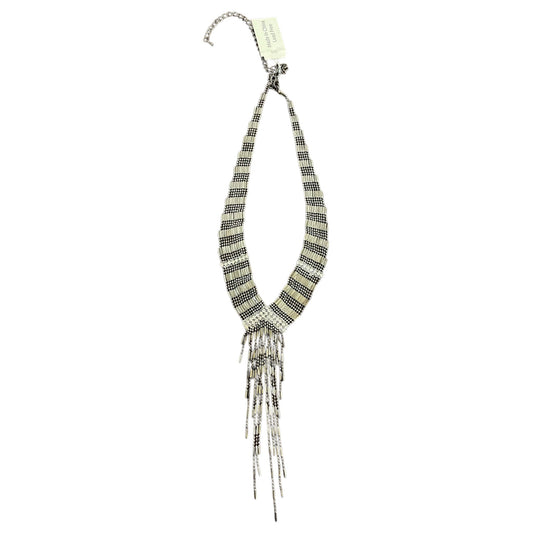 Necklace Designer By Natasha In Silver