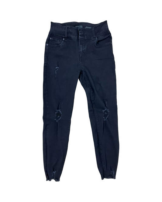 Jeans Skinny By Kendall + Kylie In Black Denim, Size:10