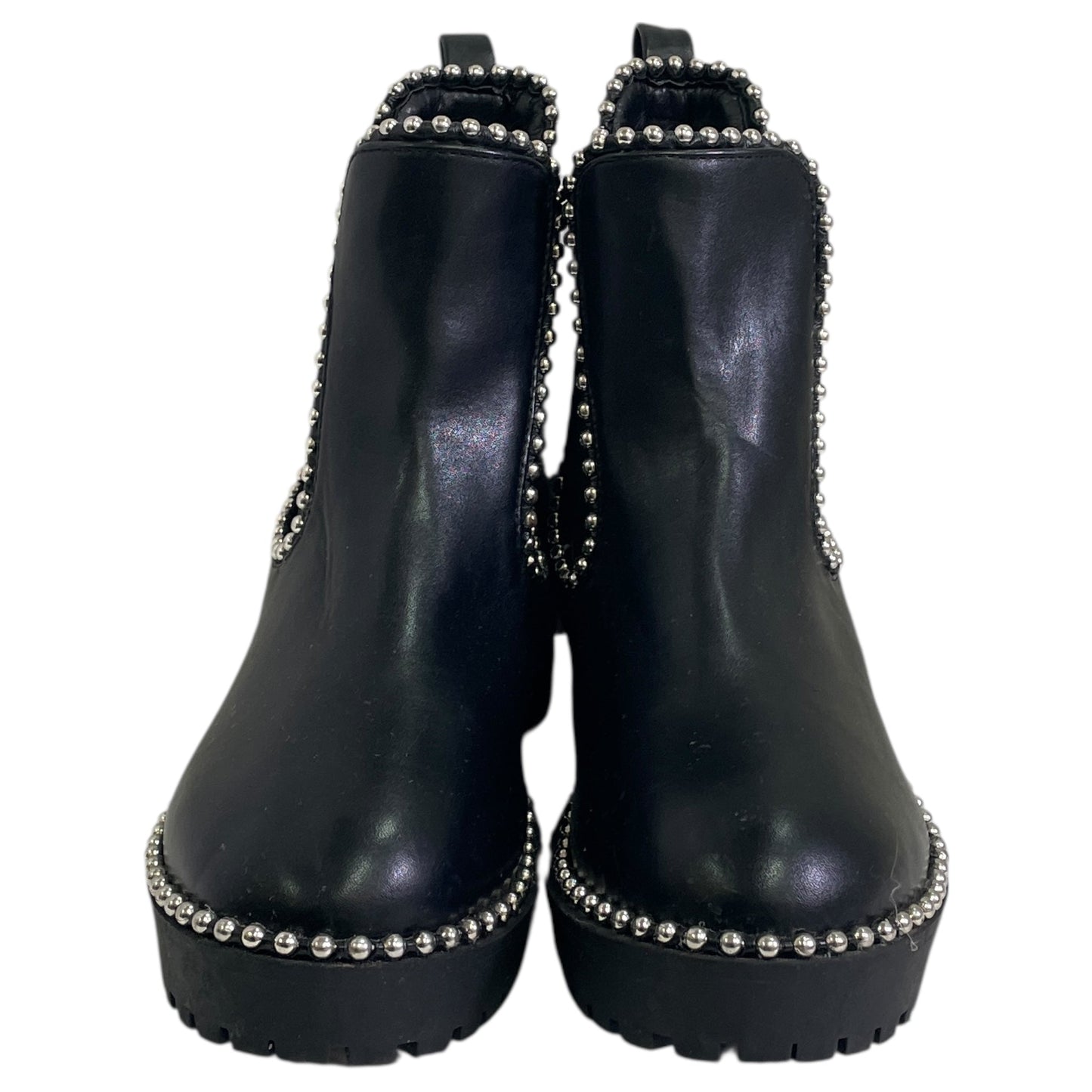 Boots Ankle Flats By M In Black, Size:6.5