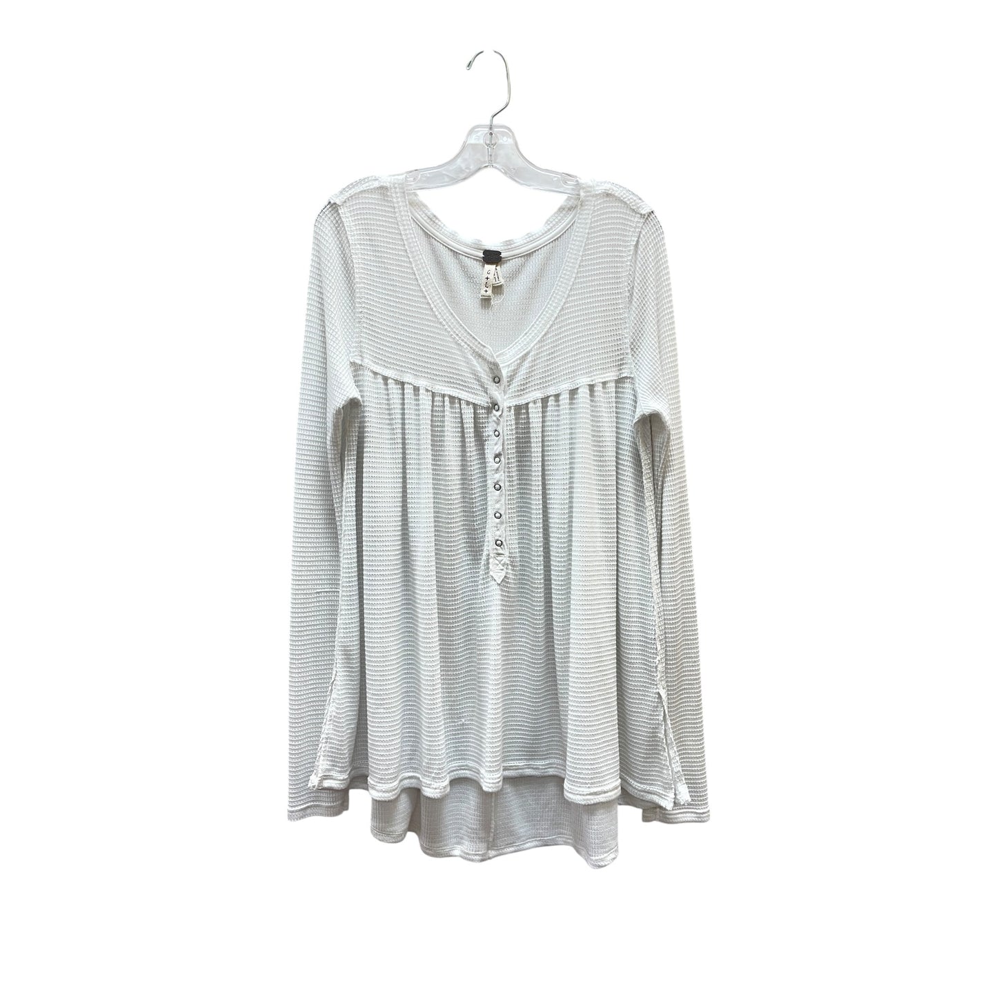 Top Ls Basic By We The Free In White, Size:L