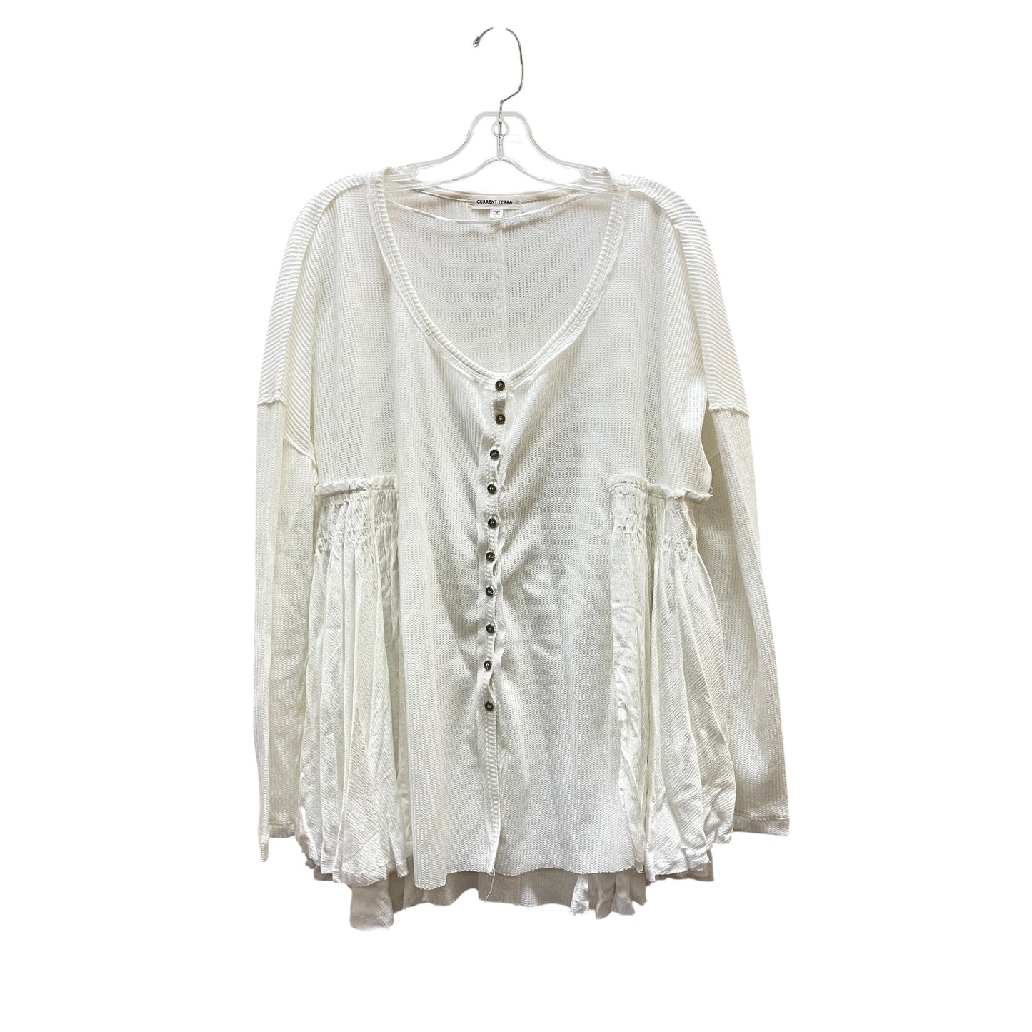 Top Ls Basic By Current Terra In White, Size:L