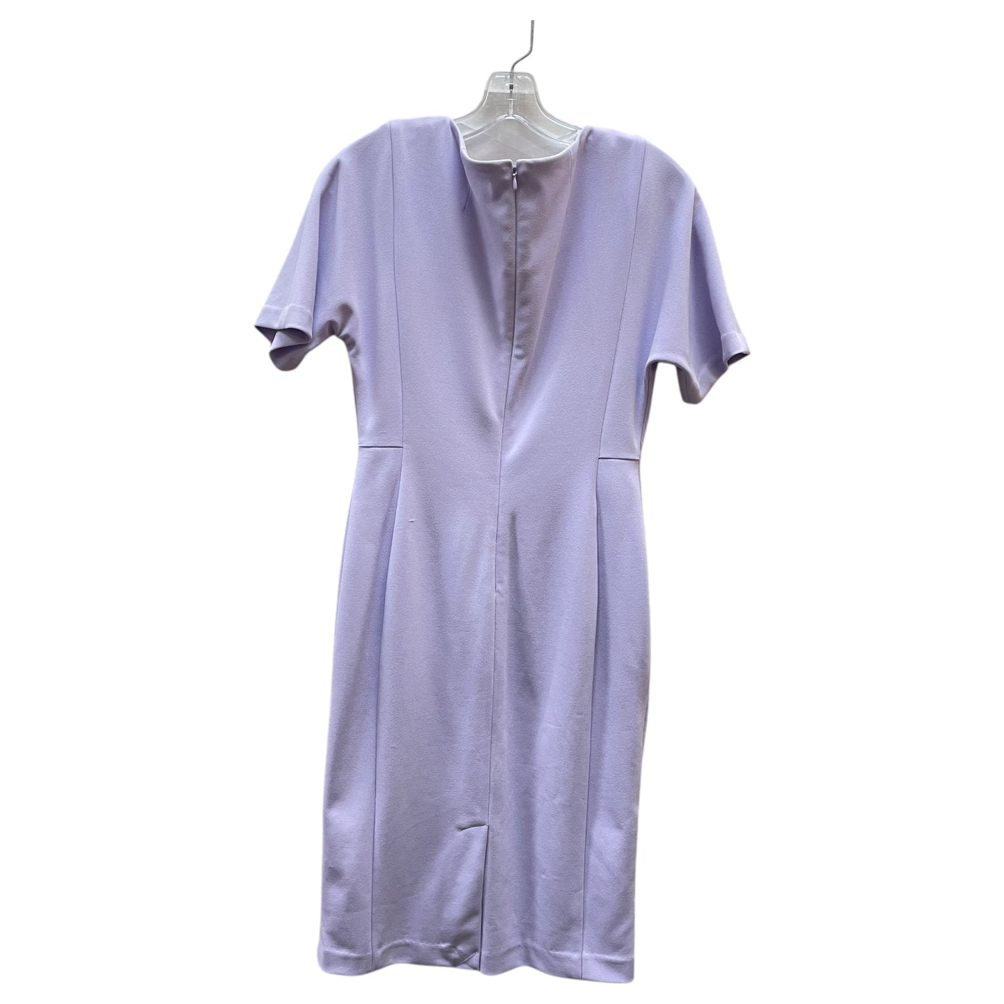 Dress Casual Midi By Calvin Klein In Maroon, Size:4