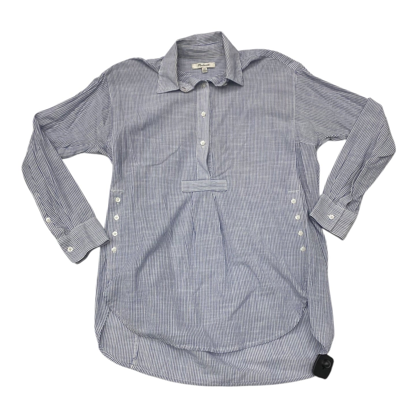 Top Ls By Madewell In Blue & White, Size:Xxs