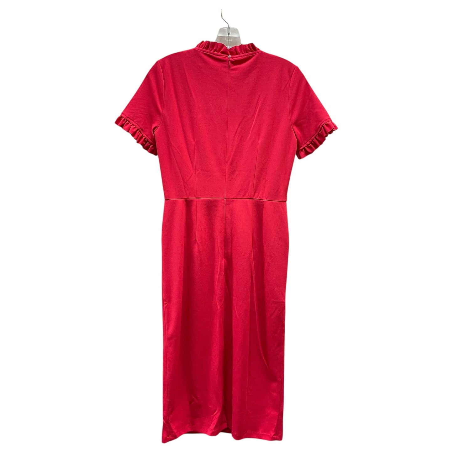 Dress Casual Midi By Maggy London In Red, Size:4