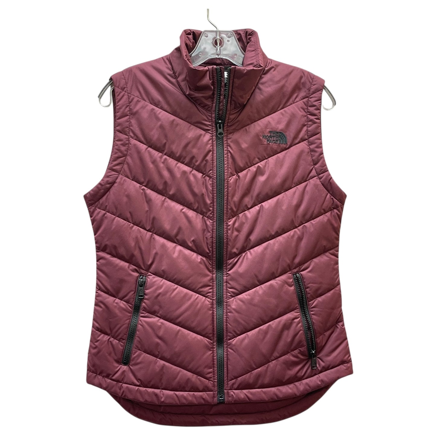 Vest Puffer & Quilted By The North Face In Maroon, Size:Sp