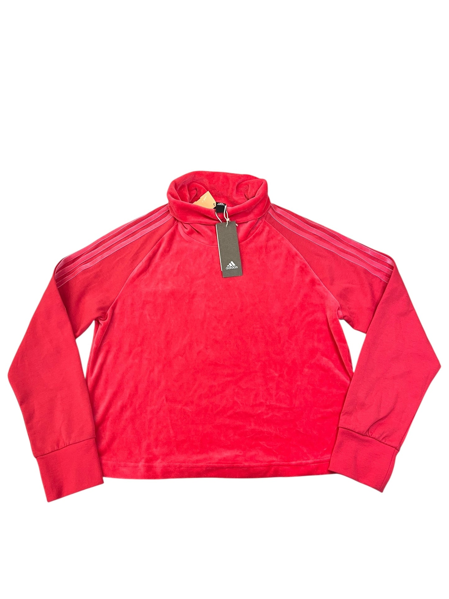 Top Ls By Adidas In Pink, Size:M