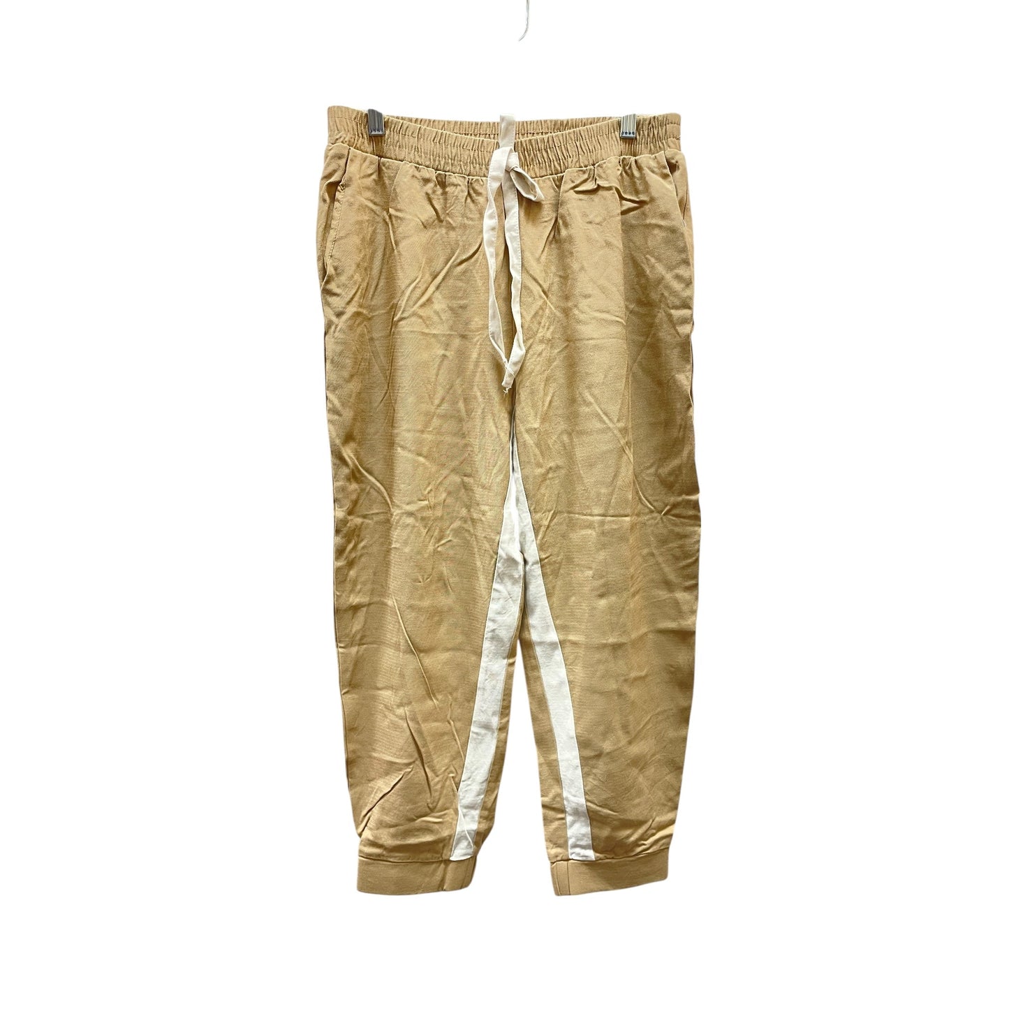 Pants Joggers By Zara Basic In Tan, Size:L