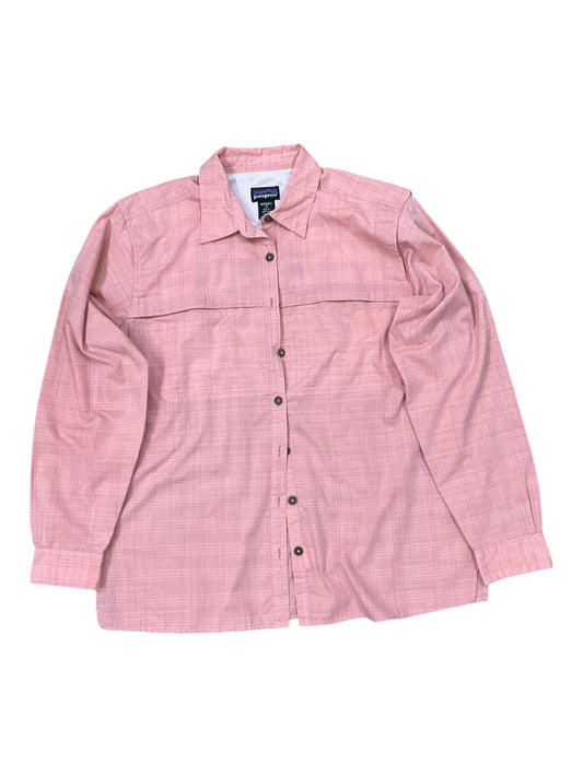 Blouse Ls By Patagonia In Orange, Size:M