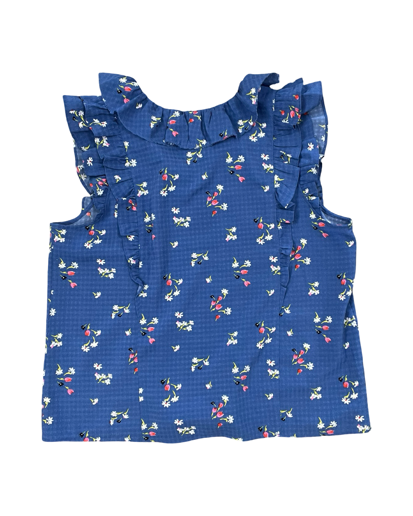Top Sleeveless By Loft In Blue, Size:Xl