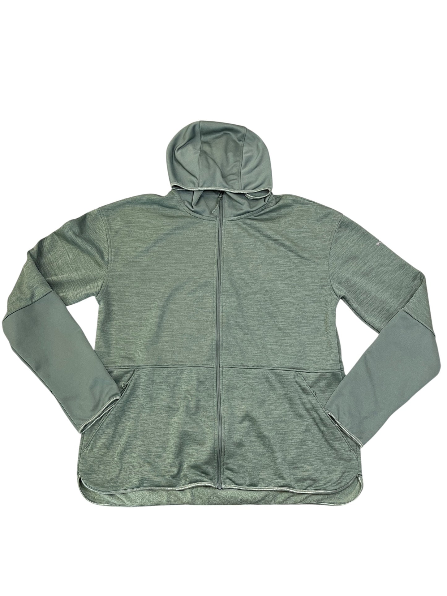 Athletic Jacket By Columbia In Green, Size:L