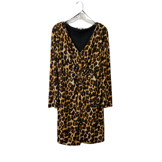 Dress Casual Short By Jennifer Lopez In Animal Print, Size:Xl