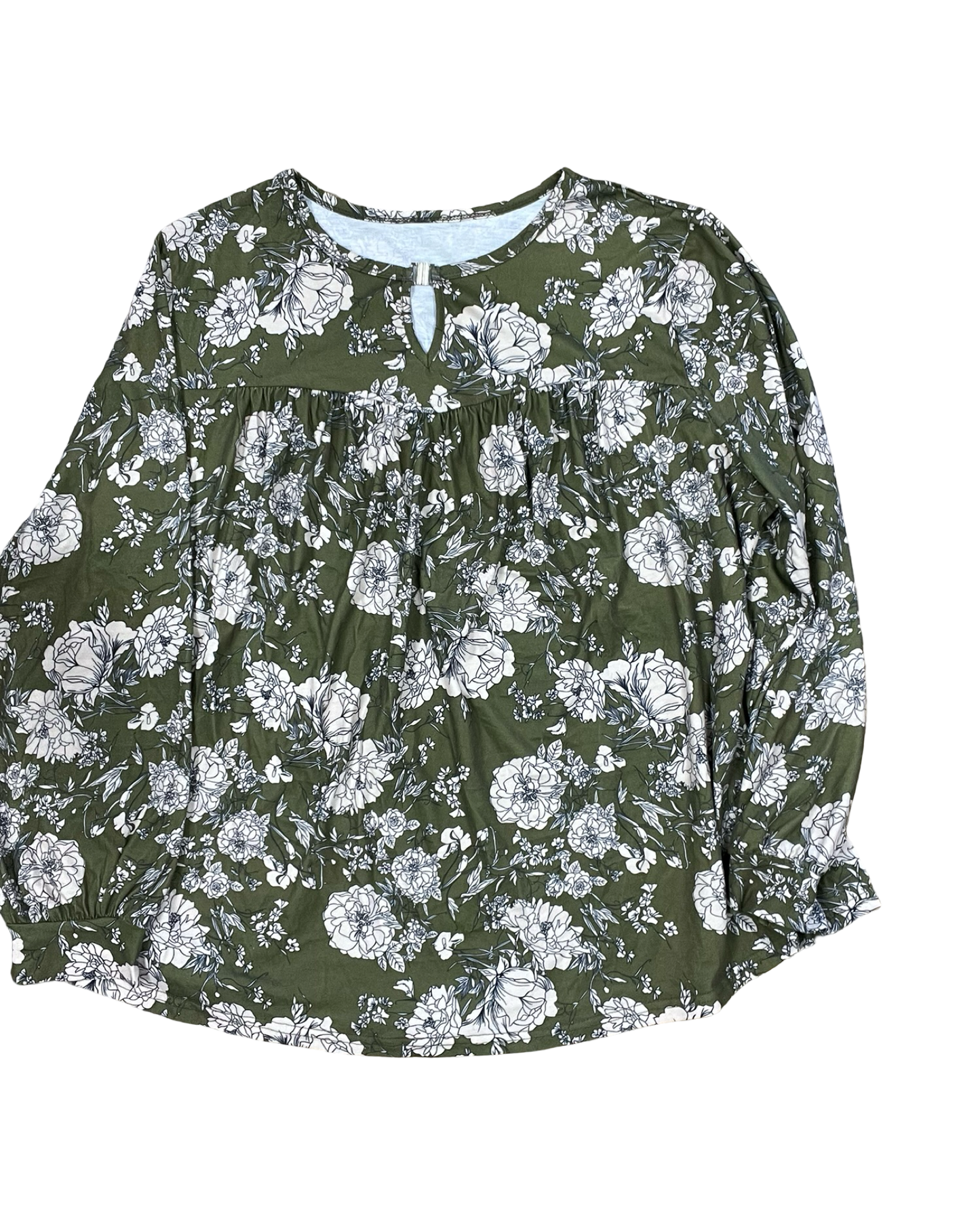 Top Ls By Clothes Mentor In Green, Size:3X
