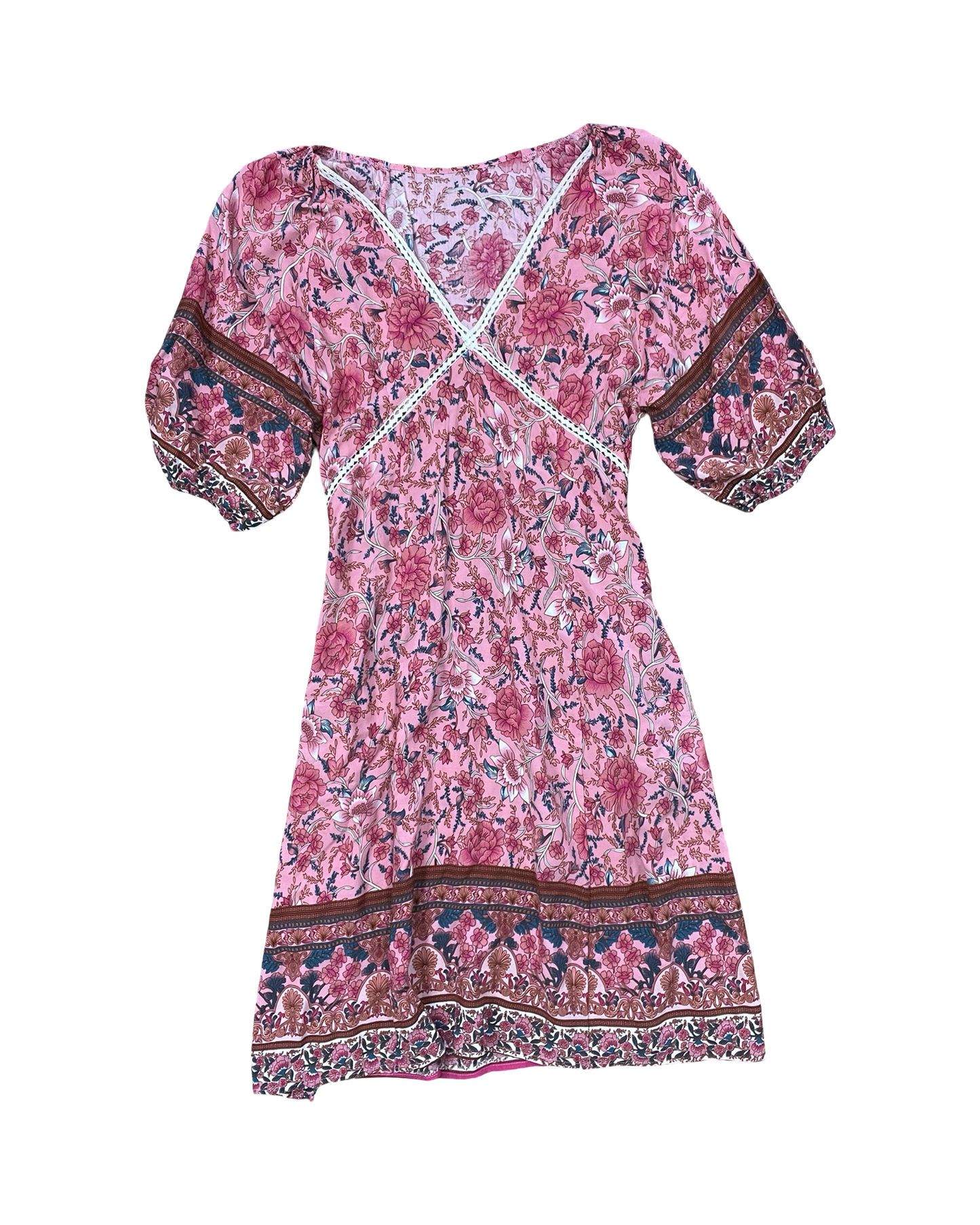 Dress Casual Midi By Beachsissi In Pink, Size:M