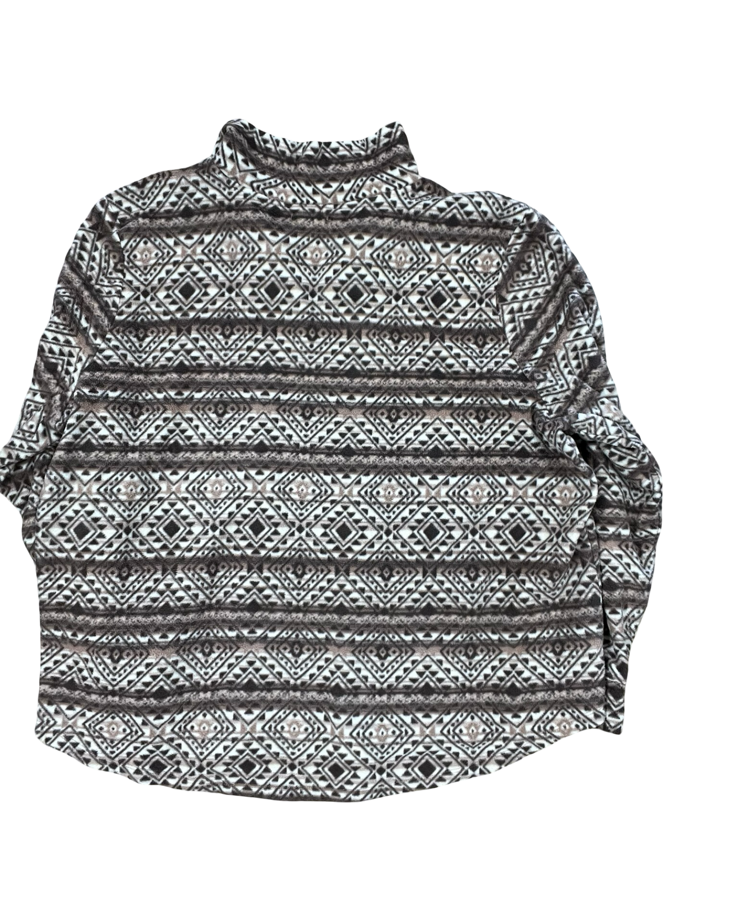 Sweatshirt Collar By Maurices In Brown & Cream, Size:3X