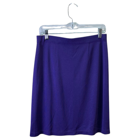 Skirt Mini & Short By Misook In Purple, Size:8