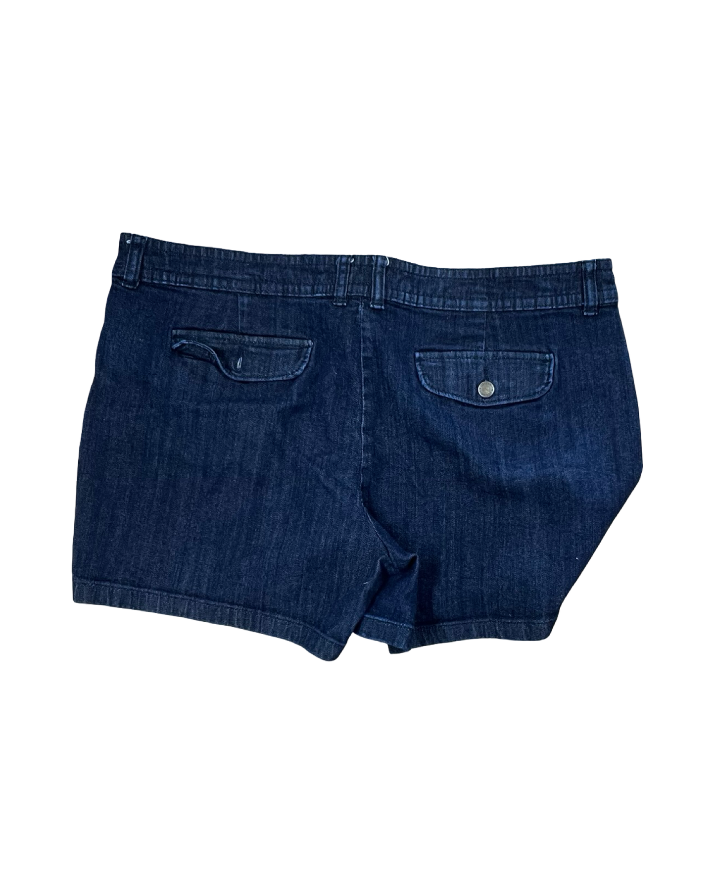 Shorts By Liz Claiborne In Blue Denim, Size:18