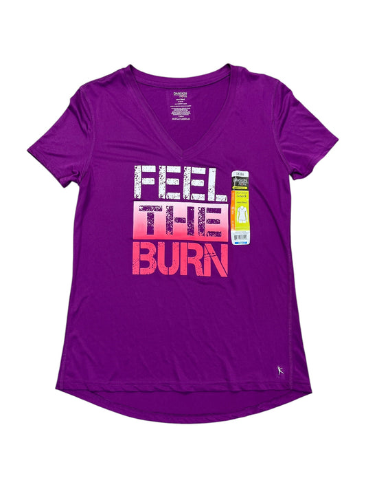 Athletic Top Ss By Danskin Now In Purple, Size:M