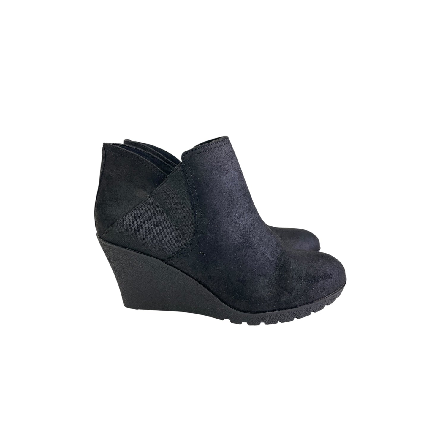 Boots Ankle Heels By Mia In Black, Size:10