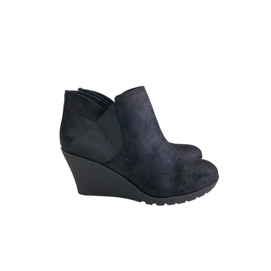 Boots Ankle Heels By Mia In Black, Size:10