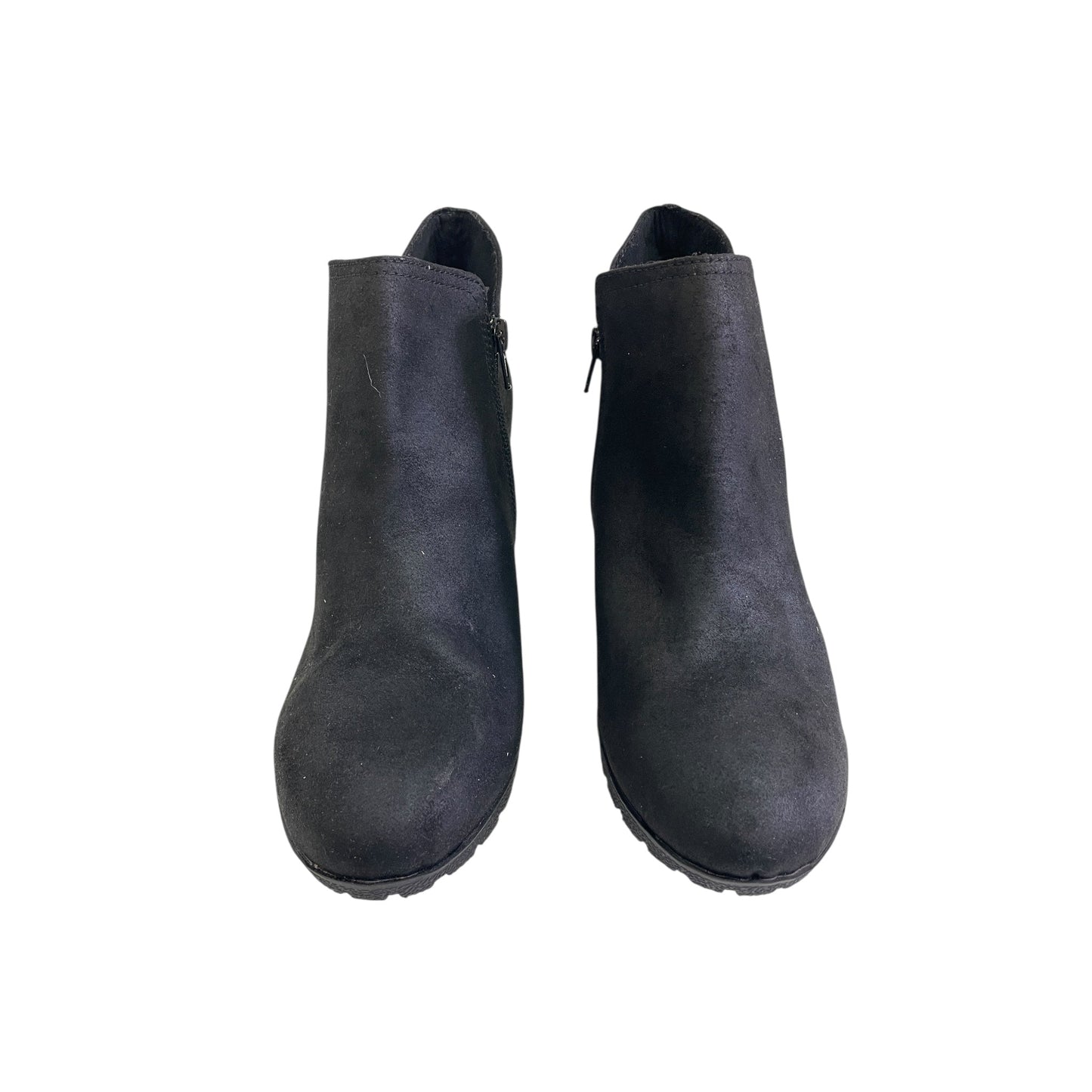 Boots Ankle Heels By Mia In Black, Size:10