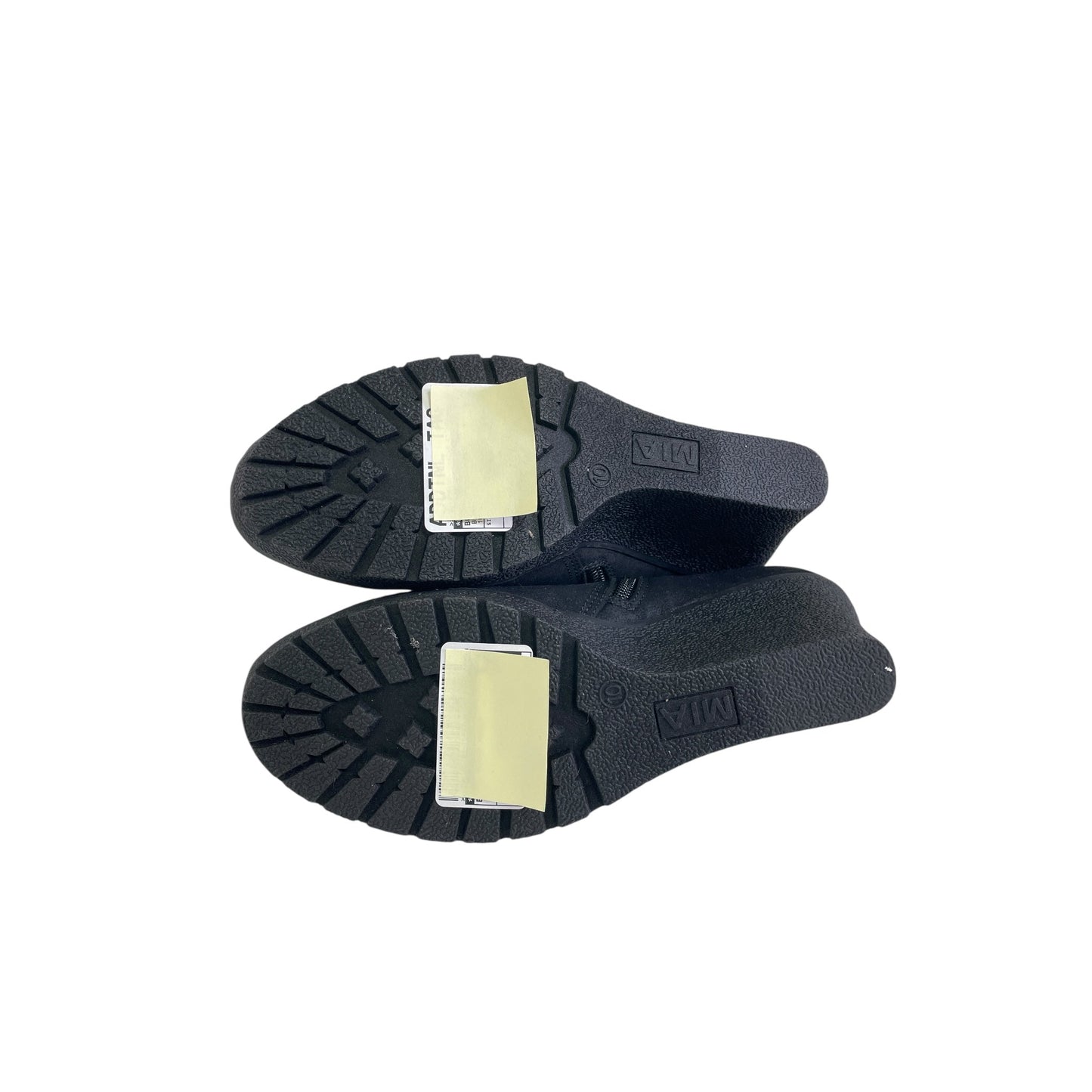 Boots Ankle Heels By Mia In Black, Size:10