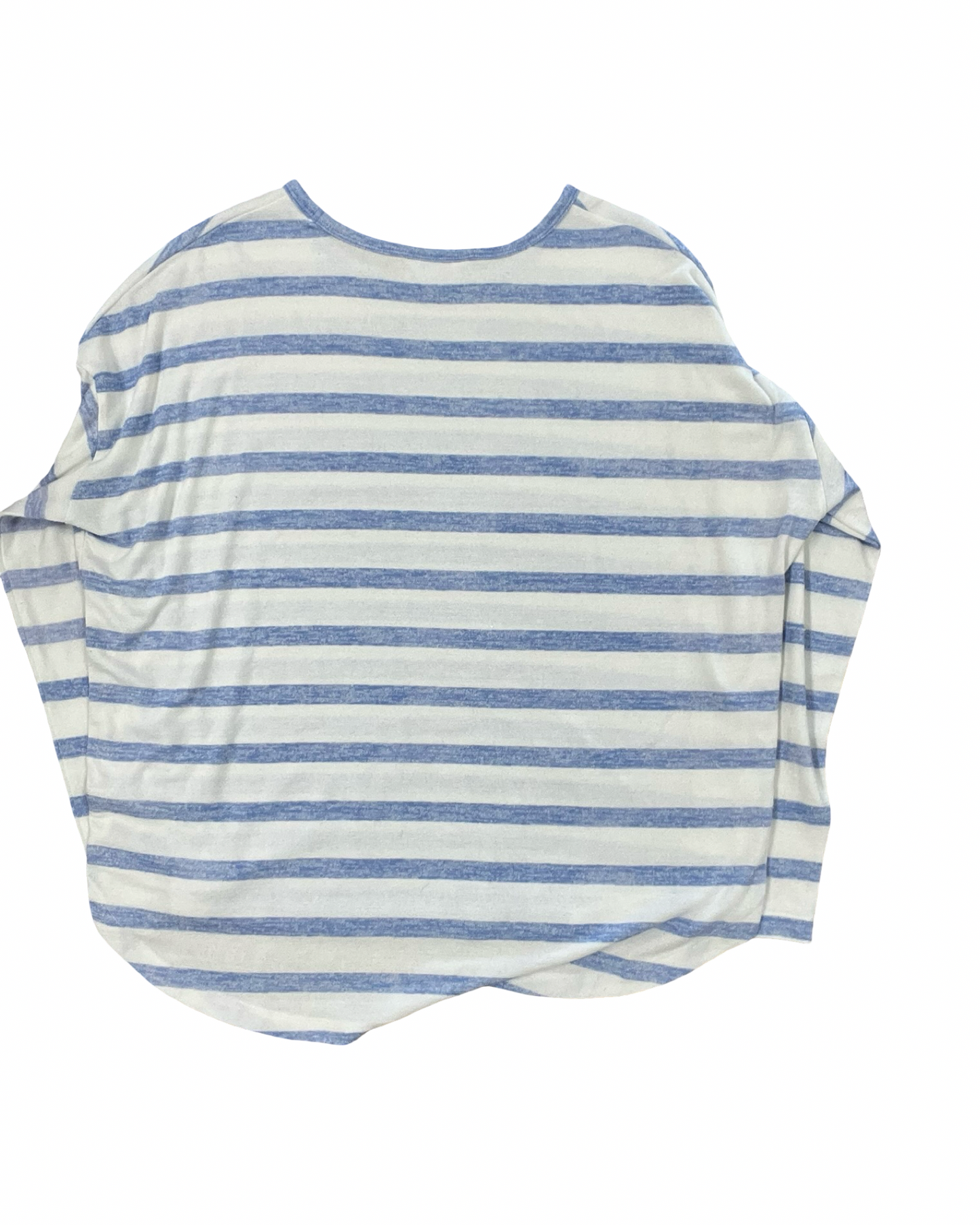 Top Ls By Time And Tru In Blue & White, Size:Xl