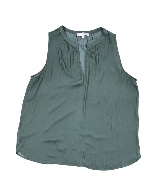 Top Sleeveless By Loft In Green, Size:Xl