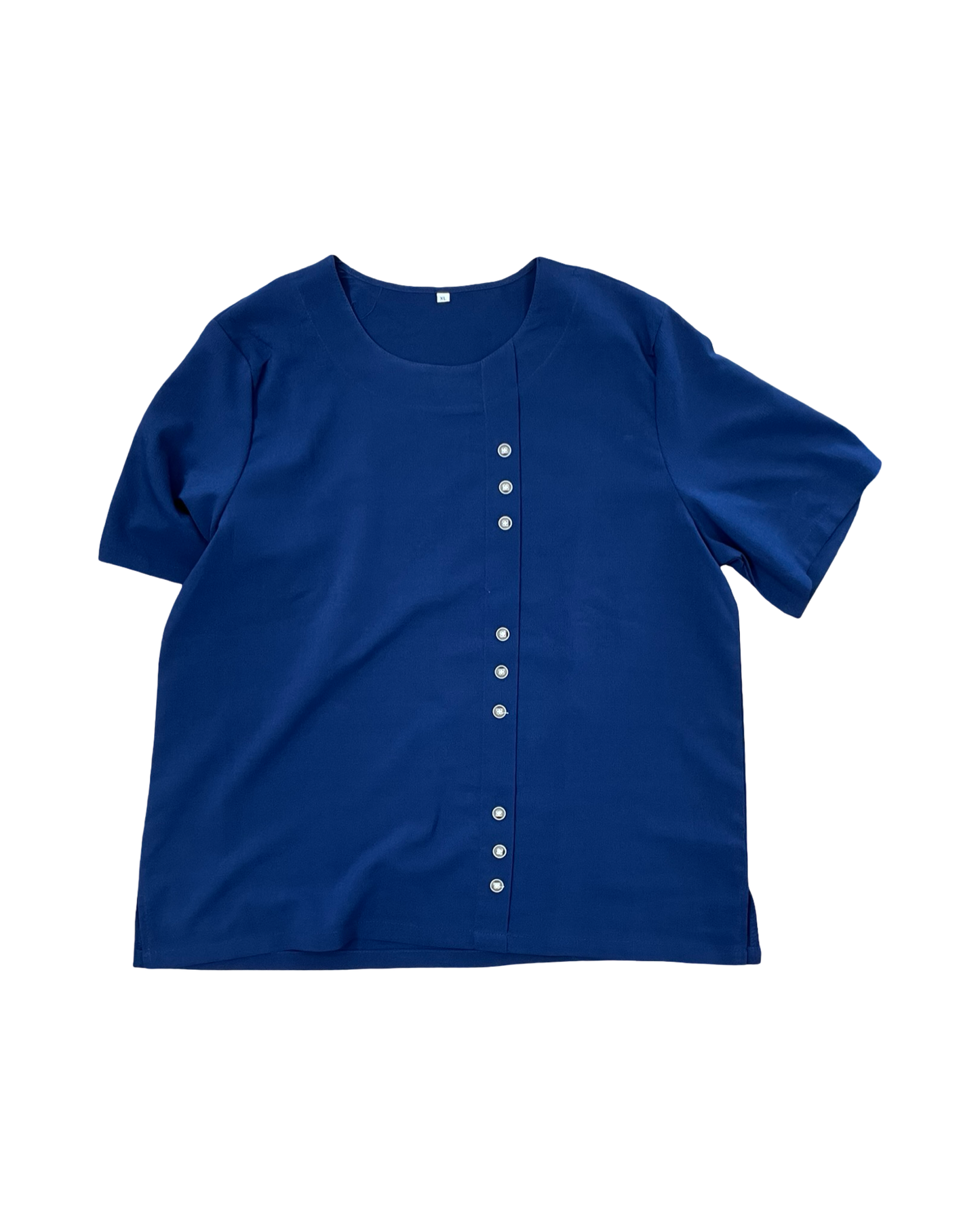 Top Ss By Clothes Mentor In Navy, Size:Xl