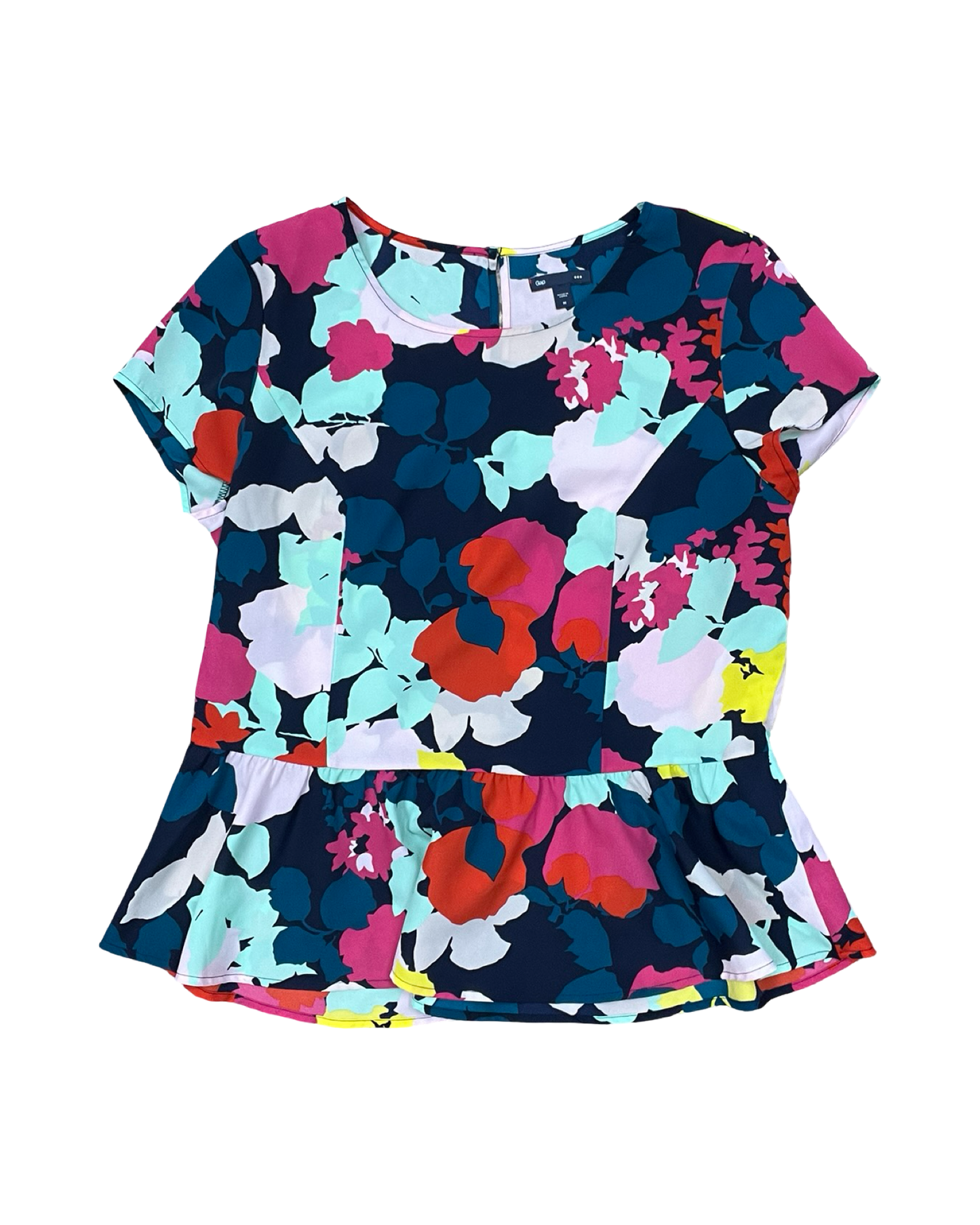 Top Ss By Gap In Floral Print, Size:M