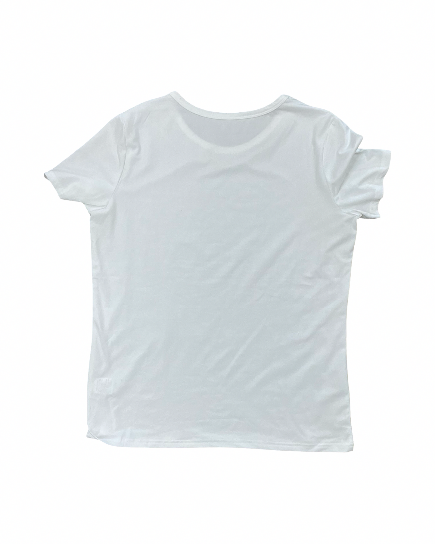 Top Ss Basic By Clothes Mentor In White, Size:L