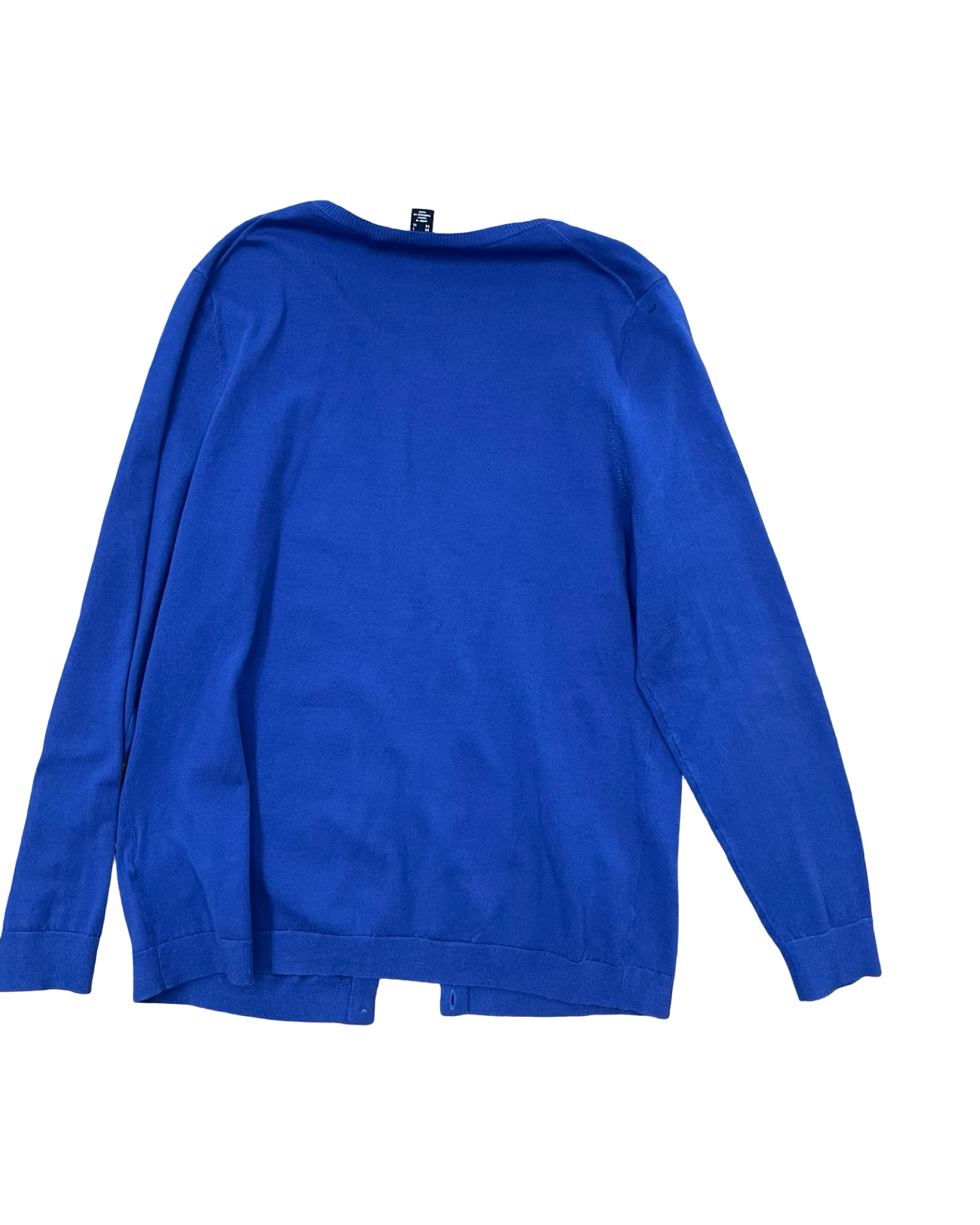 Cardigan By Lands End In Blue, Size:L