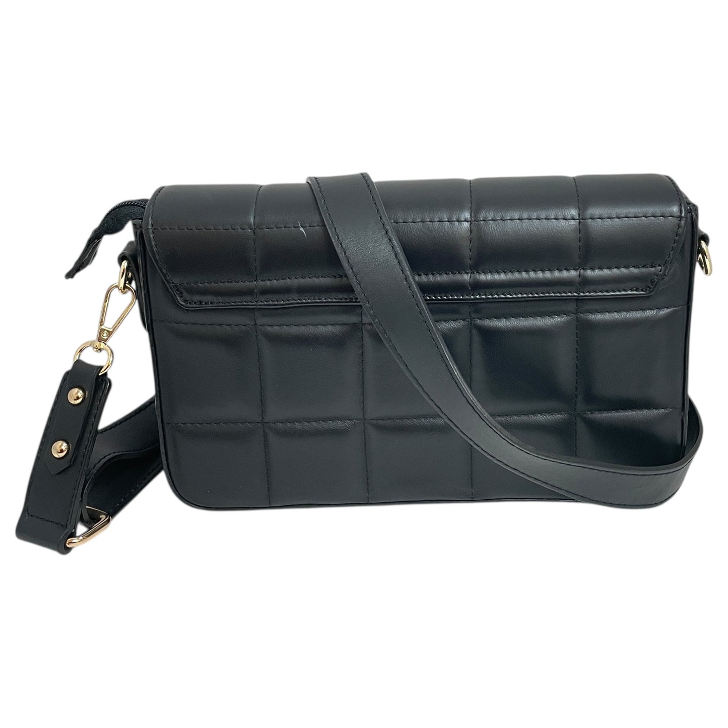 Crossbody Leather By UNICA In Black, Size:Medium