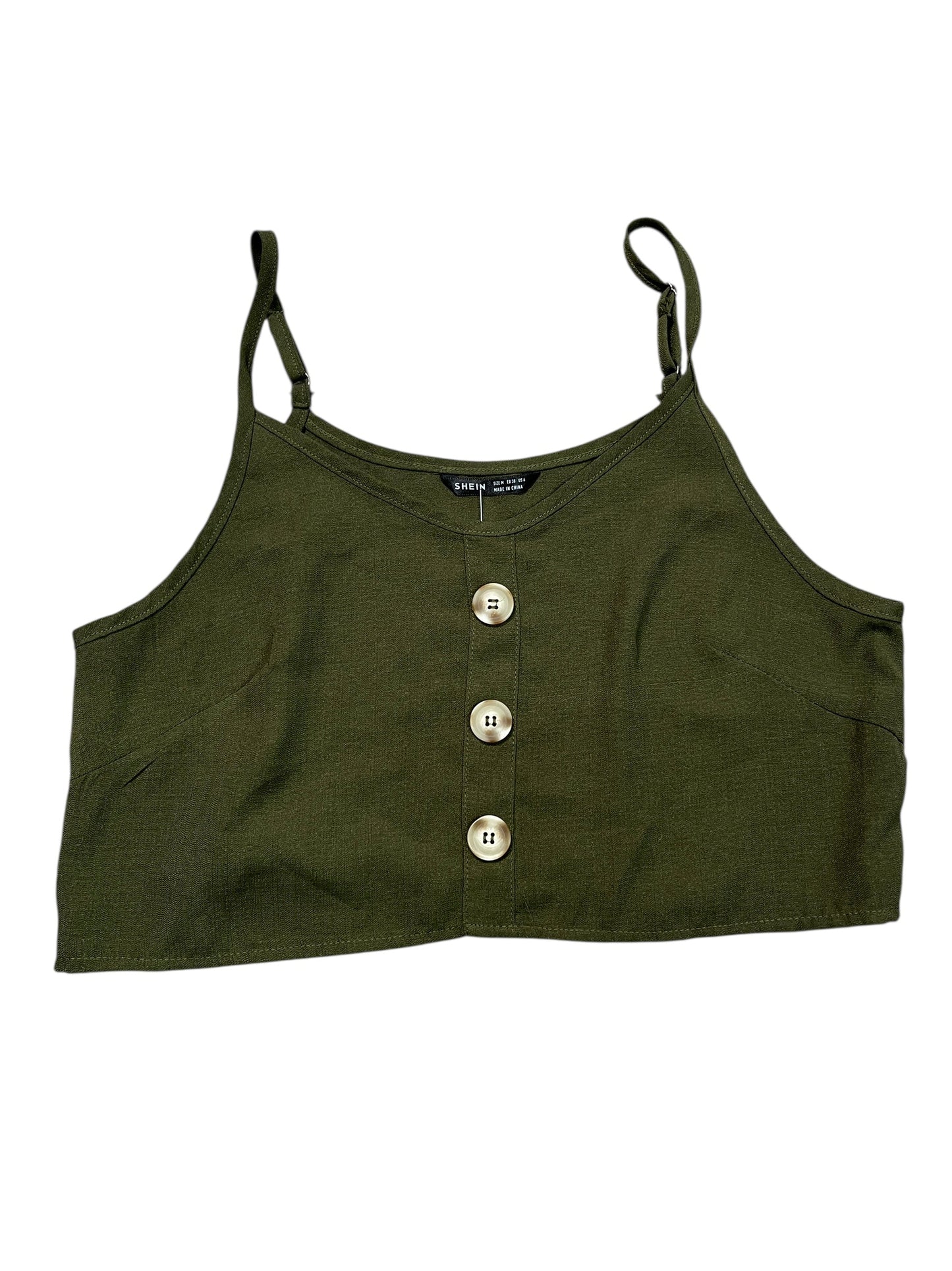 Tank Top By Shein In Green, Size:S