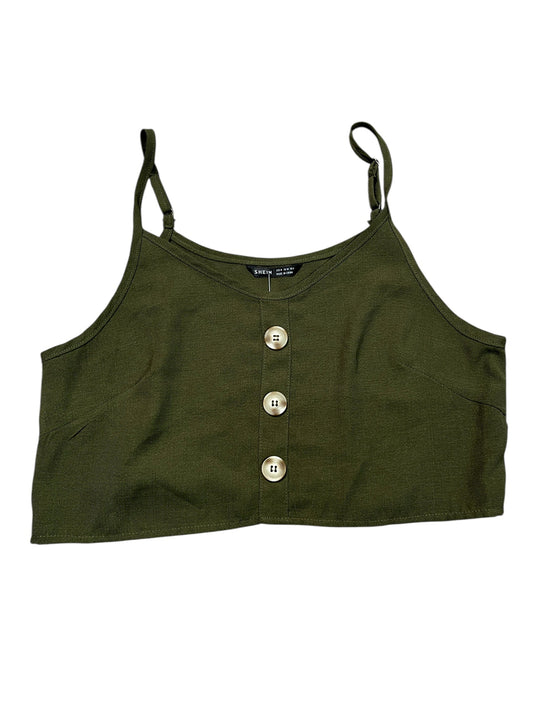 Tank Top By Shein In Green, Size:S