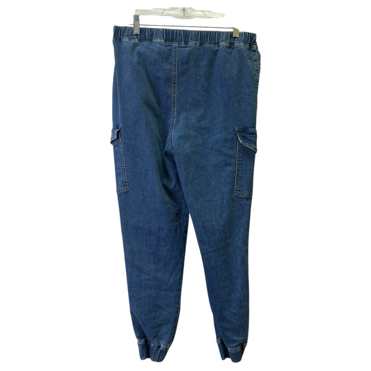 PANTS JOGGERS by STEVE MADDEN In BLUE DENIM, Size: 12