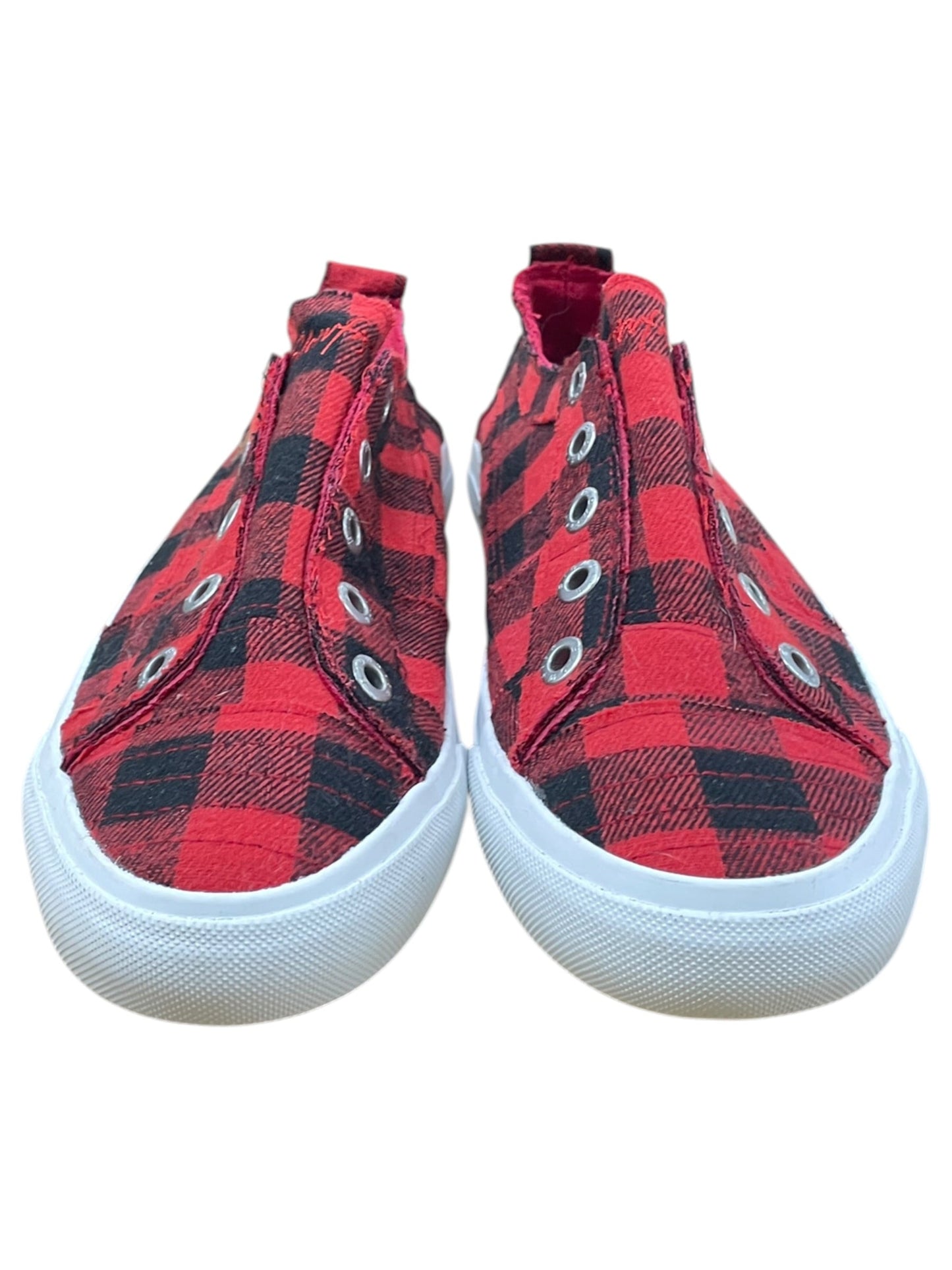 Shoes Flats By Blowfish In Plaid Pattern, Size:9