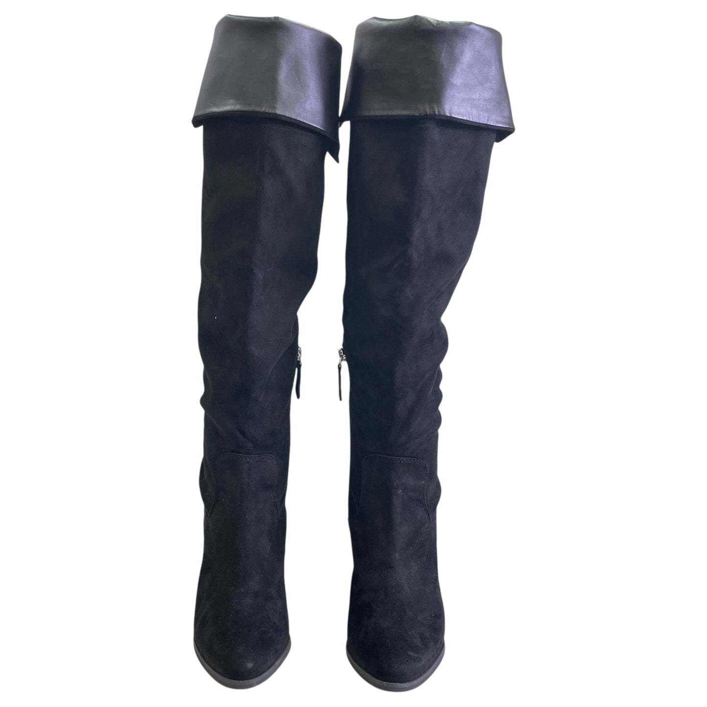 Boots Over-The-Knee Heels By Bp In Black, Size:9.5